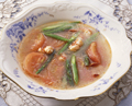 アスパラとえびのスープ