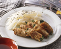 豚肉のしゅんぎく巻き