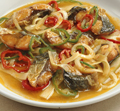 さばのマリネカレー風味