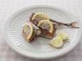 さんまのレモン風味焼き