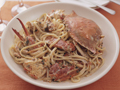 わたりがにのパスタ