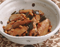 手羽先と大豆の煮もの