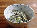 ひじきとしゅんぎくの白あえ