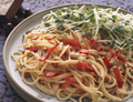 ツナとなっとうのスパゲティ