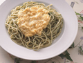 青のりと卵のスパゲティ