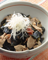 豚肉とわかめの梅肉煮
