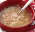 いんげん豆のスープ