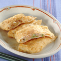 油揚げの袋焼き2種