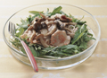 豚肉と水菜のめんたいサラダ