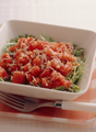 みず菜の和風サラダ トマトドレッシング
