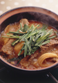 骨付き肉のピリ辛鍋