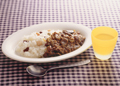 なすと肉、野菜のカレー