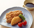 豚肉の変わり串揚げ