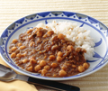 ひよこ豆のカレー&くるみライス