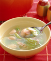 いんげん豆のスープ