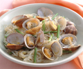 あさりとはるさめの蒸し煮