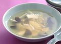 いかとセロリのスープ