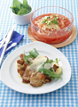 ガスパチョ風スープスパゲティ