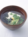 とうふの薄くず汁
