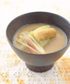 焼きなすのみそ汁