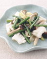 にんにくの芽といかのいためもの