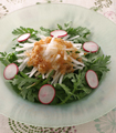 だいこんとしゅんぎくのサラダ