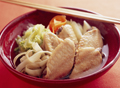 とり肉とはくさいの煮もの