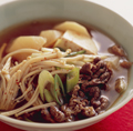 牛肉とだいこんのスープ