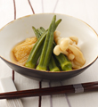 オクラと油揚げの煮もの