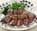 牛肉のマリネステーキ