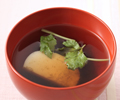 のりのつくだ煮のお吸いもの