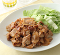 豚肉と新しょうがのいためもの