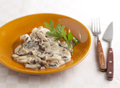 とり肉ときのこのクリームソース