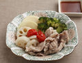 豚肉と野菜のレンジ蒸し