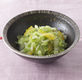 キャベツのゆず茶あえ