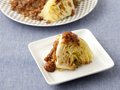 キャベツのステーキ くるみ中華あんかけ