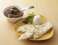 ひき肉なすカレー&かんたんナン