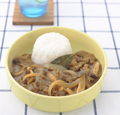 牛薄切り肉のさっとカレー